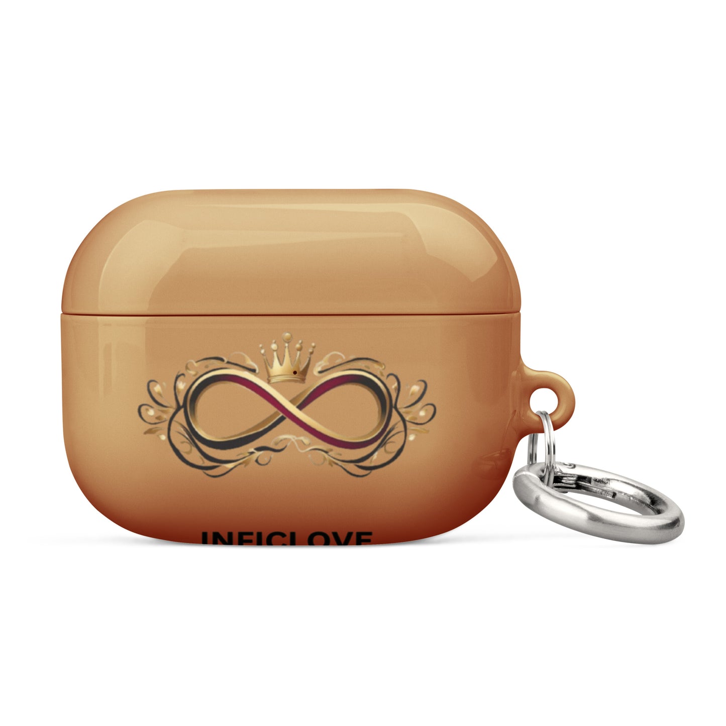 Black and Gold InficLove Logo Design Case for AirPods®